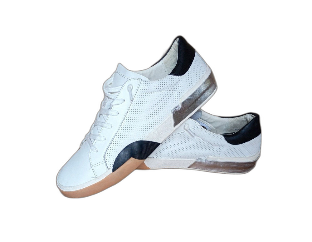 Dolce Vita Vasser White Black Sneakers Men's 10-11 DV05387B